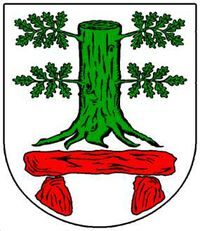 Das offizielle Wappen der Gemeinde Köhn